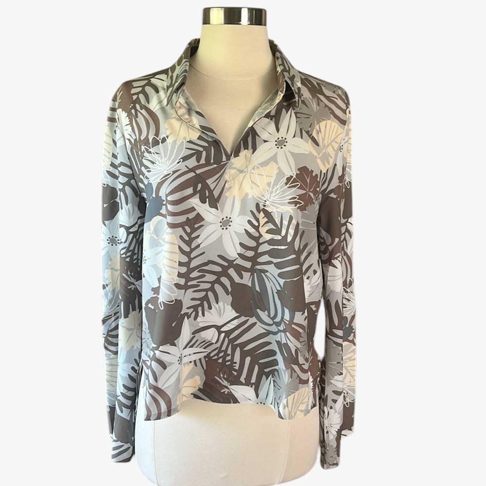 INDYEVA Frivola Long Sleeve Shirt Size Small